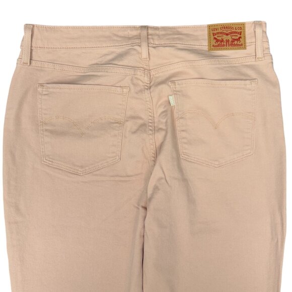 Women's LEVI'S 721 High‎ Rise Ankle Skinny Button-Fly in Baby Pink- Size 32 - Picture 7 of 15